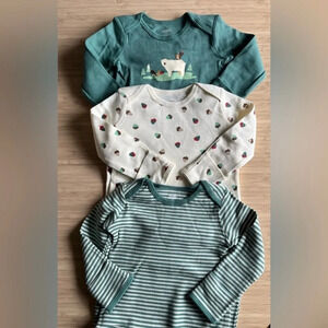 NEW 3 pack of infant sleep gown, size 6 months